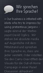 Wir sprechen Ihre Sprache